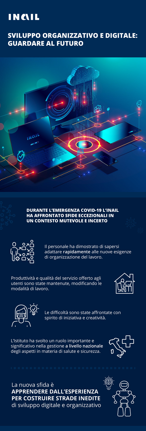 Rappresentazione in forma infografica.