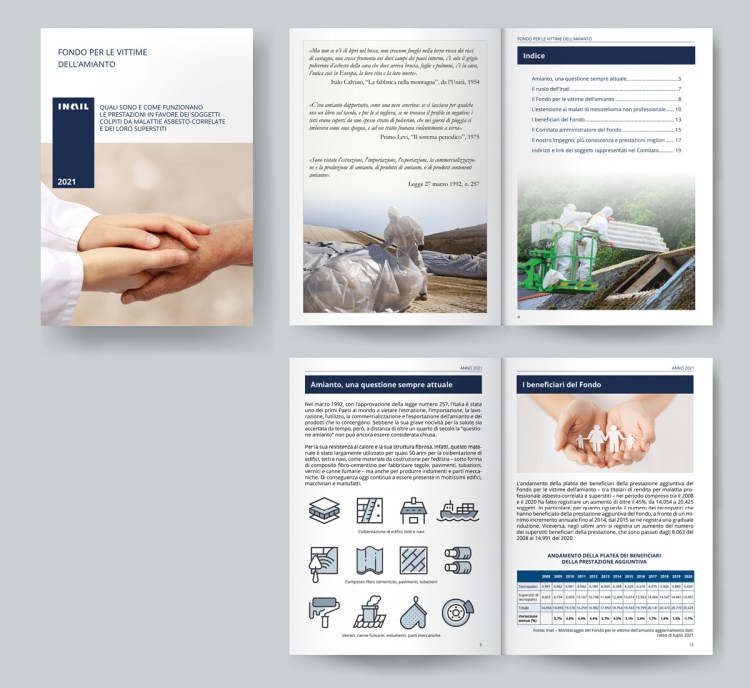 Opuscolo informativo adatto sia alla stampa che al web.