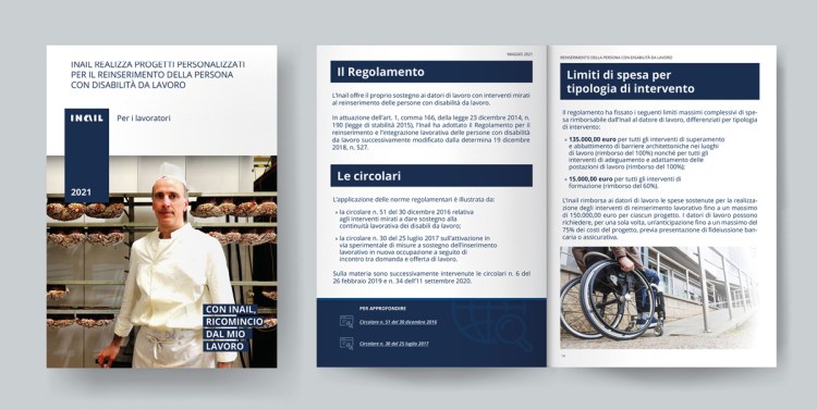 Opuscolo informativo adatto sia alla stampa che al web.